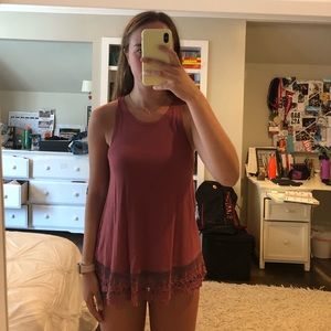 Urban Outfitters “Kimchi Blue” brand Mauve Tank